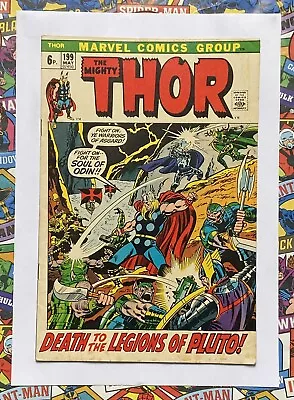 Buy THOR #199 - MAY 1972 - 1st EGO PRIME APPEARANCE! - FN- (5.5) PENCE COPY! • 12.99£