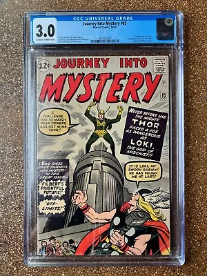 Buy Journey Into Mystery #85 (1962) CGC 3.0 - 1st App. LOKI & Heimdall! 3rd Thor! • 1,599.04£