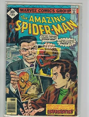 Buy 1977 Marvel Comics The Amazing Spider-man #169 NEWSSTAND VARIANT • 379.49£