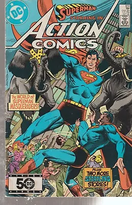 Buy Dc Comics Action Comics #572 (1985) 1st Print F+ • 3.25£
