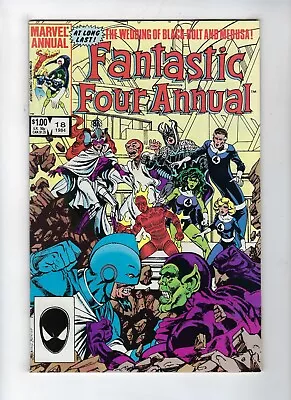 Buy Fantastic Four Annual # 18 John Byrne Inhumans 1984 VF • 4.95£