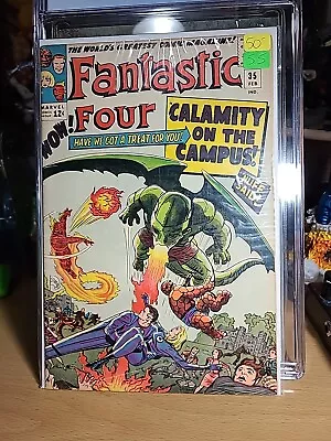 Buy Fantastic Four #35/Silver Age Marvel Comic Book/1st Dragon Man/VG-FN • 39.52£