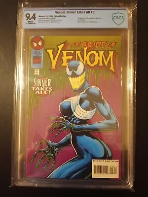 Buy Venom: Sinner Takes All #3 9.4 CBCS 1st She-Venom CGC • 107.24£