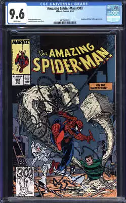 Buy Amazing Spider-man #303 Cgc 9.6 White Pages // Todd Mcfarlane Cover 1988 • 55.34£