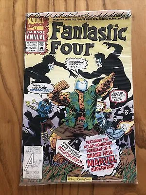 Buy Fantastic Four Annual Issue #26 1993 | Polybagged And Sealed With Trading Card • 6.50£
