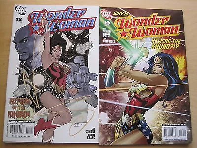Buy WONDER WOMAN #s 18, 19,  EXPATRIATE  : COMPLETE 2 ISSUE STORY By SIMONE. DC.2008 • 6.49£