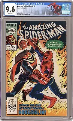 Buy Amazing Spider-Man #250D CGC 9.6 1984 4016914001 • 74.54£