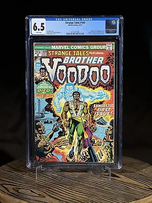 Buy STRANGE TALES #169 Sept 1973 CGC 6.5 White KEY 1st Appearance Of Brother Voodoo • 177.41£