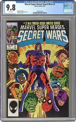 Buy Marvel Super Heroes Secret Wars #2D CGC 9.8 1984 4304058020 • 179.25£