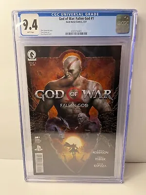 Buy God Of War: Fallen God #1 2021 CGC Graded At 9.4  NEAR MINT  • 78.84£