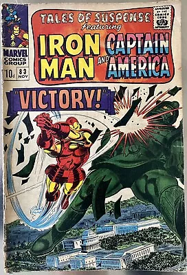Buy Tales Of Suspense #83  (1966) Captain America Iron Man • 10£