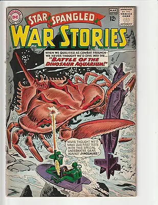 Buy STAR SPANGLED WAR STORIES #107 Good Cvr Dtch DC Comics 1963 Dinosaur Cover Story • 17.66£