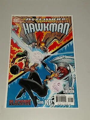 Buy Jsa Classified Featuring Hawkman #22 (9.4 Or Better) Dc Comics March 2007 • 5.99£