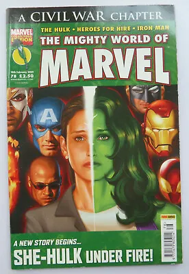 Buy The Mighty World Of Marvel #78 - Panini Comics UK February 2009 F/VF 7.0 • 5.25£