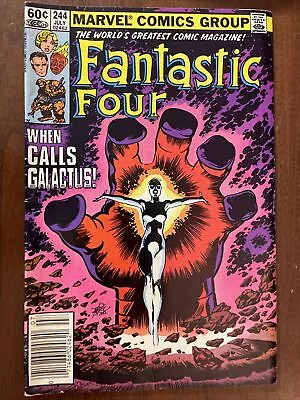 Buy FANTASTIC FOUR #244 Marvel 1982 1st App. Of Frankie Ray As NOVA - John Byrne • 14.23£