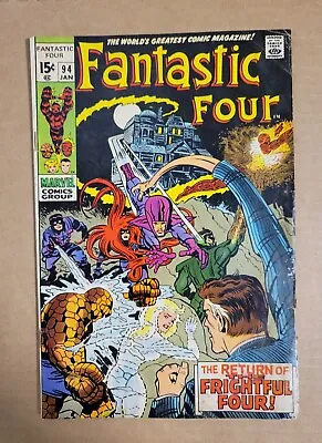 Buy Fantastic Four 94 1st Agatha Harkness, Great Character, Affordable Key • 41.80£