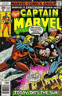 Buy CAPTAIN MARVEL #57 VF, Marvel Comics 1978 Stock Image • 7.94£