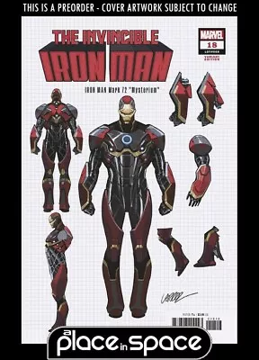 Buy (wk18) Invincible Iron Man #18c (1:10) Pepe Larraz Design - Preorder May 1st • 6.99£