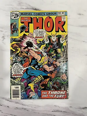 Buy THOR #249 (Marvel Comics 1976) -- Bronze Age (FN +) 6.5 • 3.97£