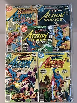 Buy ACTION COMICS (1979) #499 #492-495 5 Dc Comics • 3.80£