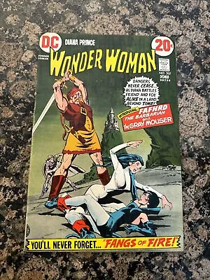 Buy Wonder Woman #202 (DC 1972) Key 1st Fafhrd & Grey Mouser FN/VF • 23.99£