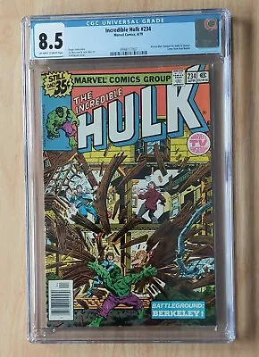 Buy Incredible Hulk 234  CGC 8.5     1st App Quasar      Marvel • 80£