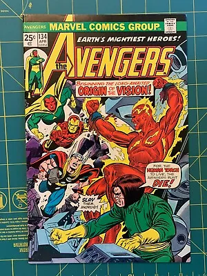 Buy The Avengers #134 - Apr 1975 - Vol.1 - Minor Key      (7604) • 19.03£
