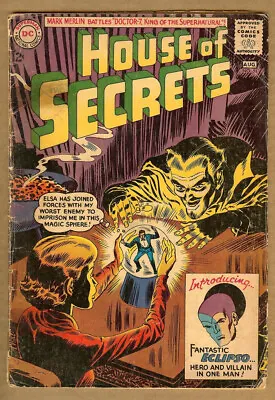 Buy House Of Secrets #61 G- 1.8 (1963 DC Comics) 1st Eclipso • 47.63£