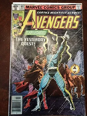 Buy The Avengers: Vol. 1, #185 July 1979. VF Comic Internally. Cover VG Front/back • 12.01£