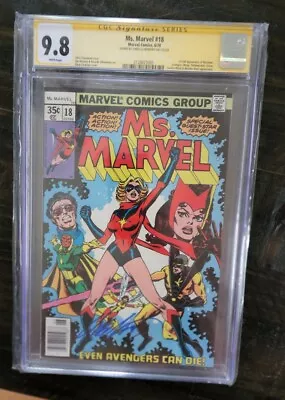 Buy Ms. Marvel #18 CGC 9.8 SS CLAREMONT 1978 1ST MYSTIQUE HUGE X-MEN KEY  • 1,774.10£