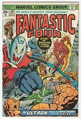 Buy Fantastic Four #150 Sept 1974 VF- 7.5 Marvel Comics Ultron • 34.31£