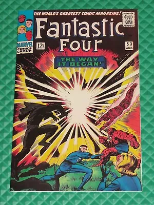Buy Fantastic Four #53 Facsimile Cover Marvel  Reprint Interior 1st Klaw T'Chaka • 20.55£