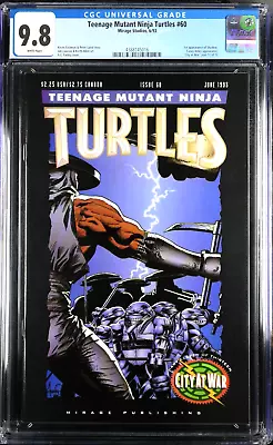 Buy Teenage Mutant Ninja Turtles #60 (1993) CGC 9.8! 💥 1st App Shadow Jones! 💥 • 163.89£