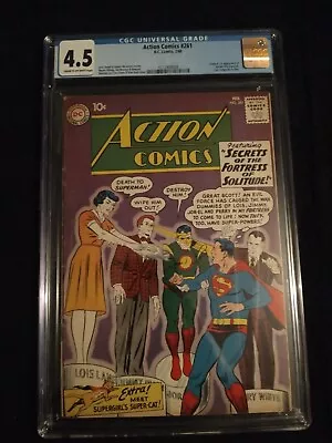Buy Action Comics #261 CGC 4.5 1st Streaky The Supercat DC *Key • 220.17£