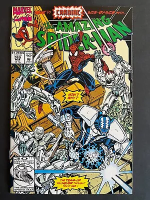 Buy Amazing Spider-Man #360 - 1st Carnage Cameo Cardiac Marvel 1992 Comics NM • 11.24£