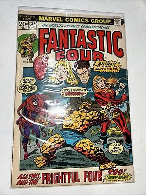 Buy Fantastic Four #129 (1972) Beautiful FN+ 1st Appearance Of Thundra • 40.21£