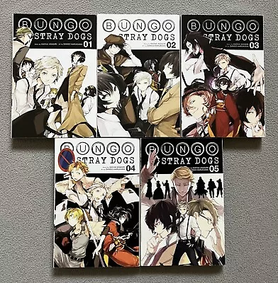 Buy Bungo Stray Dogs Manga Volumes 1-5 Lot (English Ver.) • 11.86£