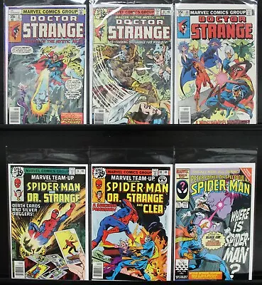 Buy Dr Strange Lot #'s 27,31,34, Marvel Team Up #76,80 Spectacular Spider-man #117 • 51.74£