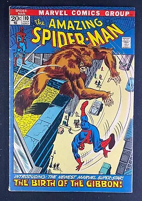 Buy Amazing Spider-Man (1963) #110 VG/FN (5.0) Kraven The Hunter 1st App Gibbon • 47.41£