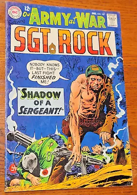 Buy OUR ARMY AT WAR #187 (DC:1967) Joe Kubert Sgt. Rock VG (4.0) • 12.06£