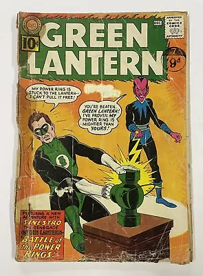 Buy Green Lantern; Vol 2 #9. Dec 1961. Dc. Pr. 1st Sinestro Cover & 2nd Overall App • 100£