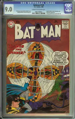 Buy Batman #129 Cgc 9.0 Cr/ow Pages // Sheldon Moldoff Cover Dc Comics 1960 • 1,079.35£