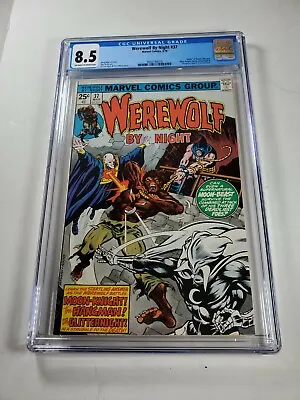 Buy Werewolf By Night #37 CGC 8.5 3rd App Of Moon Knight! Trailer Dropped! Marvel • 133.94£