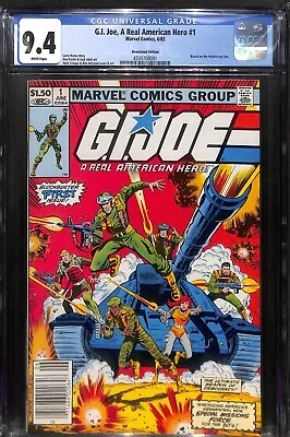 Buy G.I. Joe, A Real American Hero #1 (Newsstand Edition) Marvel Comic 1982 CGC 9.4 • 274.85£