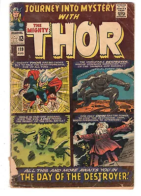Buy Journey Into Mystery #119 (1965) - Grade 2.0 - 1st Appearance Of Warriors Three! • 31.72£