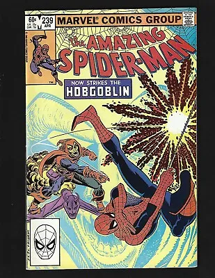 Buy Amazing Spider-Man #239 VF+ 2nd Hobgoblin 1st Battles Spidey Madame Web Doc Ock • 32.13£