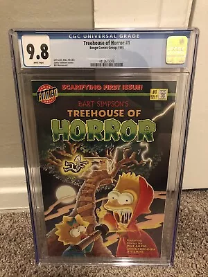 Buy Treehouse Of Horror 1 Cgc 9.8 Bongo Comics 1995 Jeff Smith Matt Groening • 355.77£