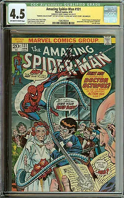 Buy Amazing Spider-Man #131 Signed Gerry Conway CGC 4.5 • 102.90£