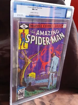 Buy Amazing Spider-man #196 Cgc 9.6 Nm+ Ow/wp Marvel Comics 1979 Aunt May Death (sa) • 26£