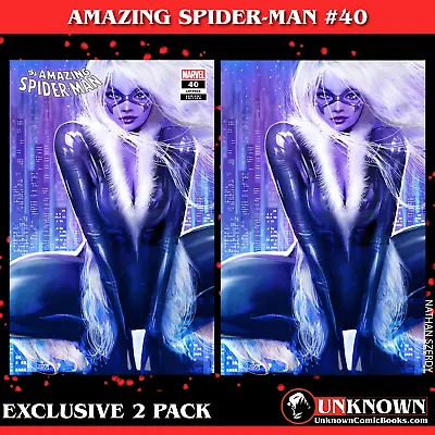 Buy [2 Pack] Amazing Spider-man #40 [gw] Unknown Comics Nathan Szerdy Exclusive Var • 34.54£